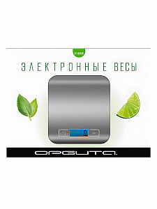 Весы кухонные электронные до 5 кг Орбита OT-HOW08